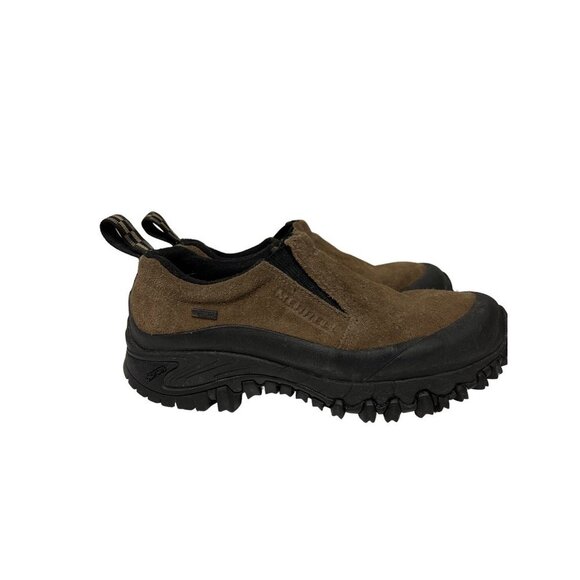 Merrell Shiver Moc 2 Waterproof Slip On Shoes Brown Vibram Winter Men's Size 8 - Picture 1 of 9